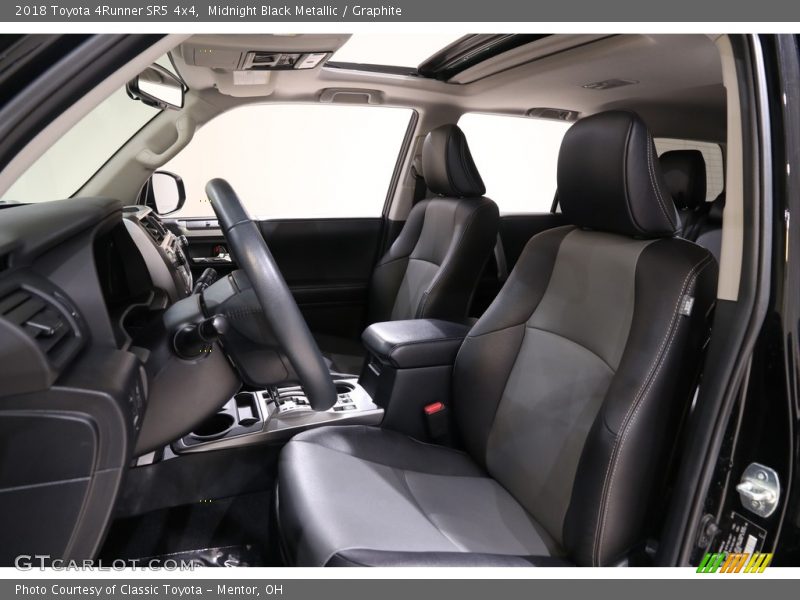 Midnight Black Metallic / Graphite 2018 Toyota 4Runner SR5 4x4