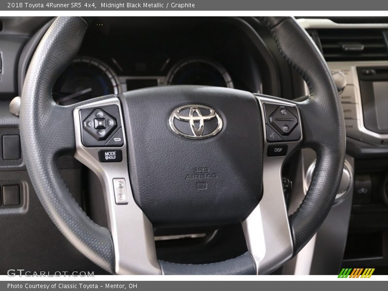 Midnight Black Metallic / Graphite 2018 Toyota 4Runner SR5 4x4