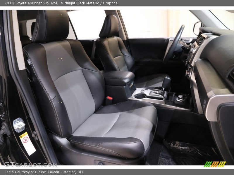 Midnight Black Metallic / Graphite 2018 Toyota 4Runner SR5 4x4