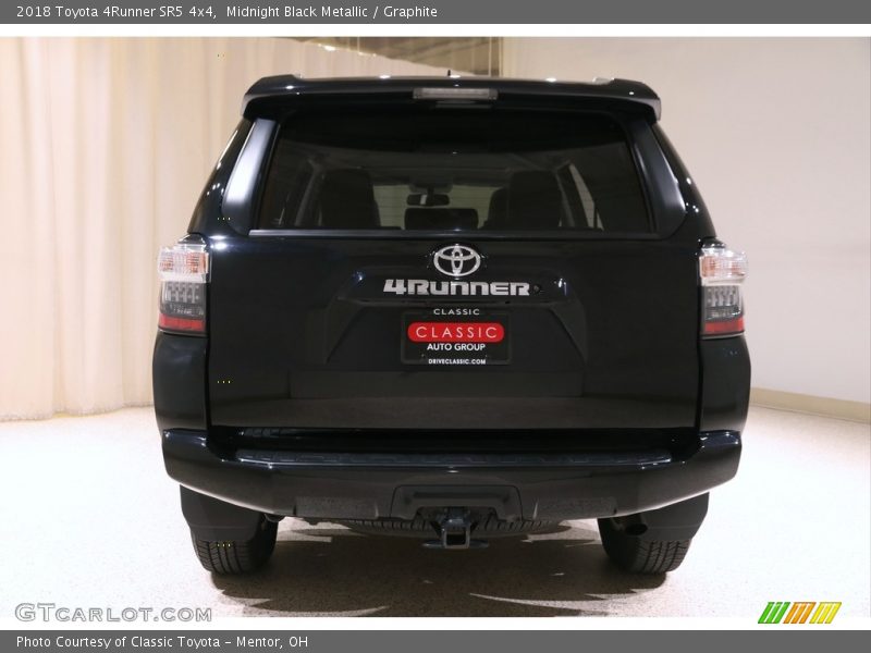 Midnight Black Metallic / Graphite 2018 Toyota 4Runner SR5 4x4