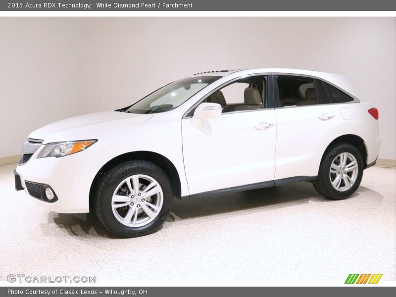 White Diamond Pearl / Parchment 2015 Acura RDX Technology