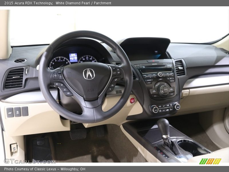 White Diamond Pearl / Parchment 2015 Acura RDX Technology