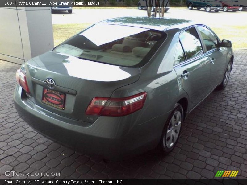 Aloe Green Metallic / Bisque 2007 Toyota Camry LE