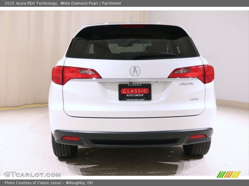 White Diamond Pearl / Parchment 2015 Acura RDX Technology