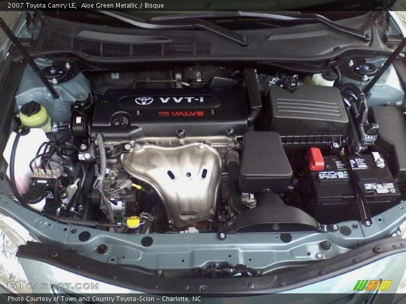 Aloe Green Metallic / Bisque 2007 Toyota Camry LE