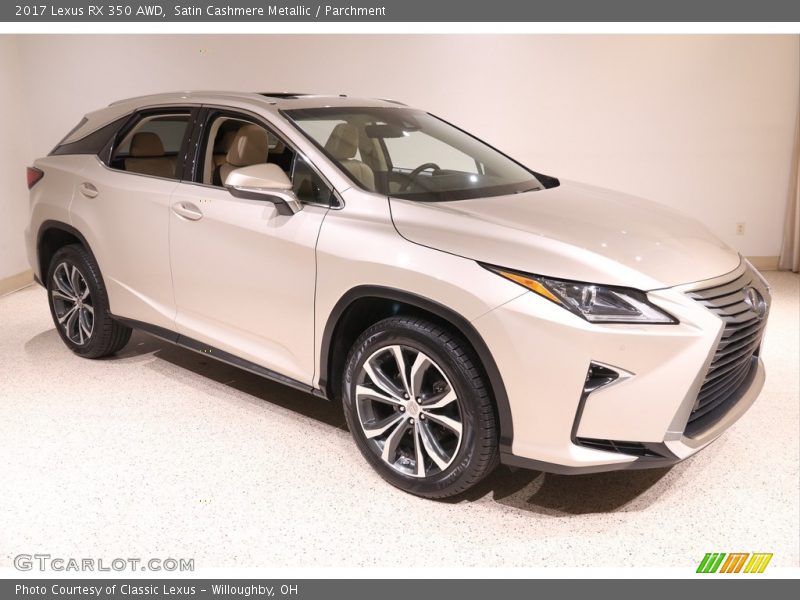 Satin Cashmere Metallic / Parchment 2017 Lexus RX 350 AWD