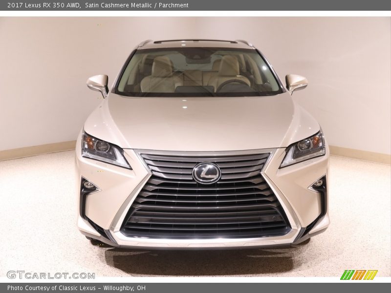 Satin Cashmere Metallic / Parchment 2017 Lexus RX 350 AWD