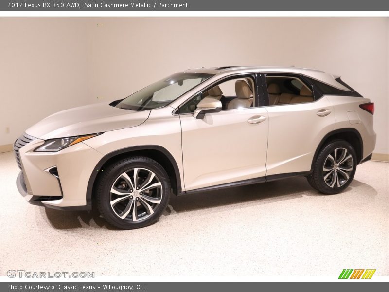 Satin Cashmere Metallic / Parchment 2017 Lexus RX 350 AWD