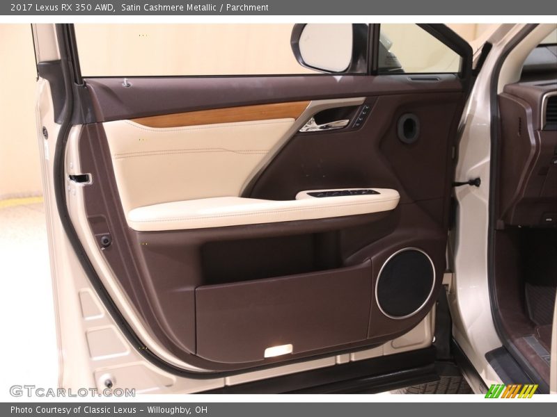 Satin Cashmere Metallic / Parchment 2017 Lexus RX 350 AWD