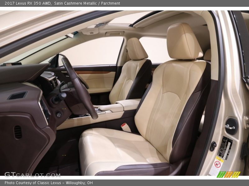 Satin Cashmere Metallic / Parchment 2017 Lexus RX 350 AWD