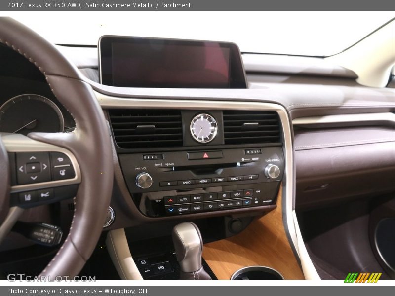 Satin Cashmere Metallic / Parchment 2017 Lexus RX 350 AWD