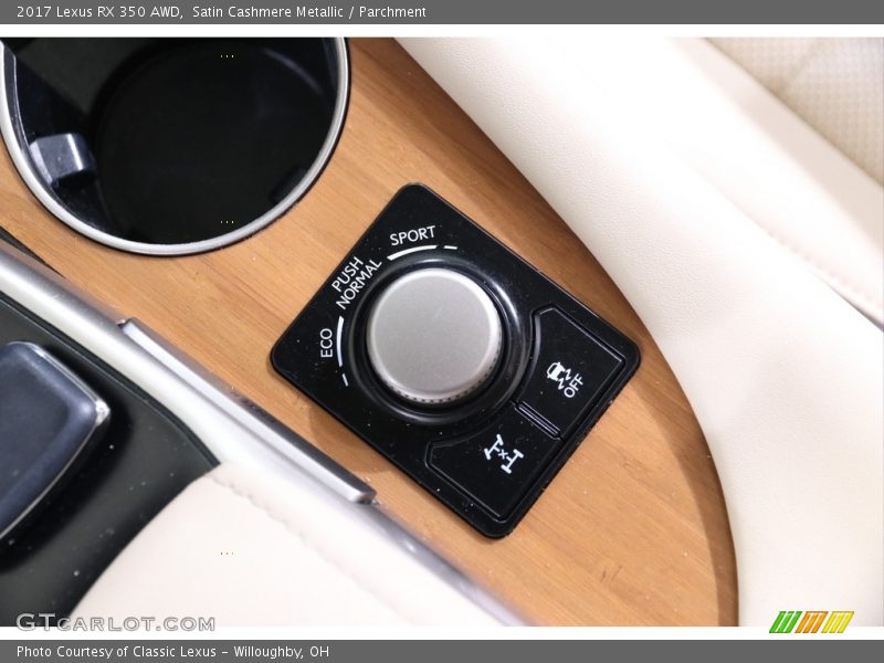 Satin Cashmere Metallic / Parchment 2017 Lexus RX 350 AWD