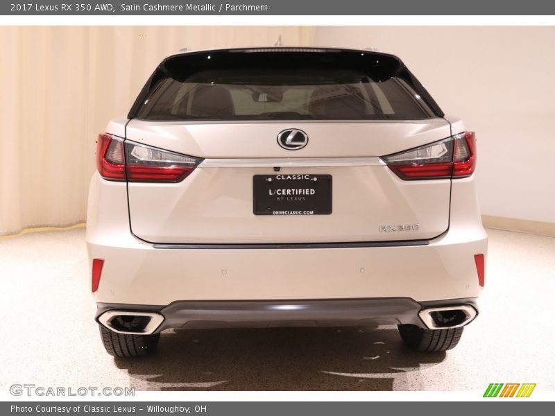 Satin Cashmere Metallic / Parchment 2017 Lexus RX 350 AWD