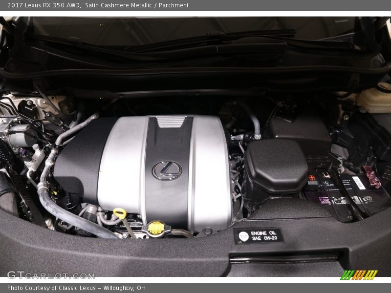 Satin Cashmere Metallic / Parchment 2017 Lexus RX 350 AWD