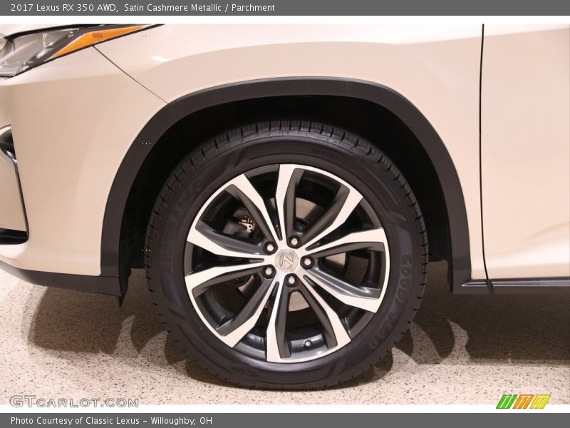 Satin Cashmere Metallic / Parchment 2017 Lexus RX 350 AWD