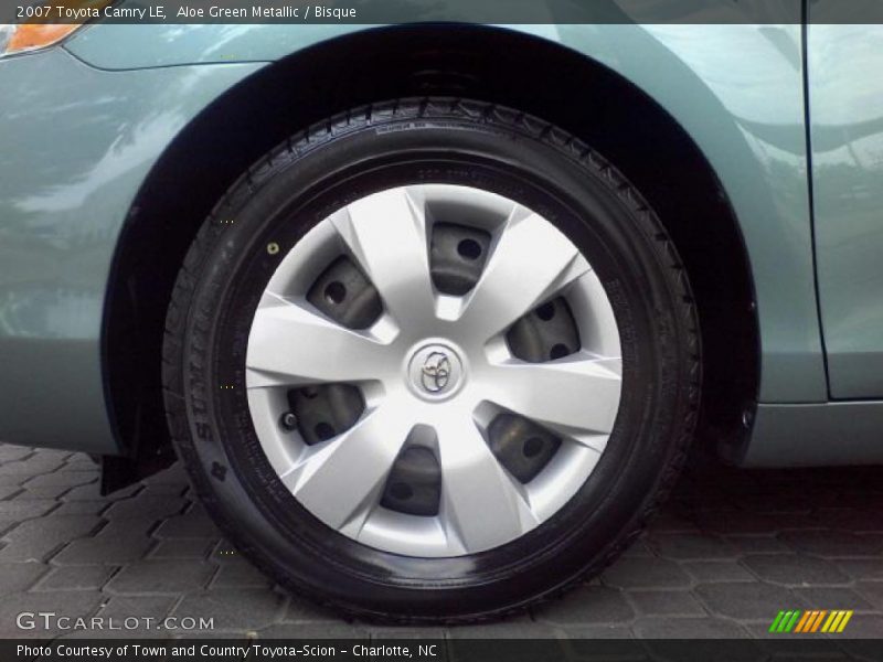 Aloe Green Metallic / Bisque 2007 Toyota Camry LE