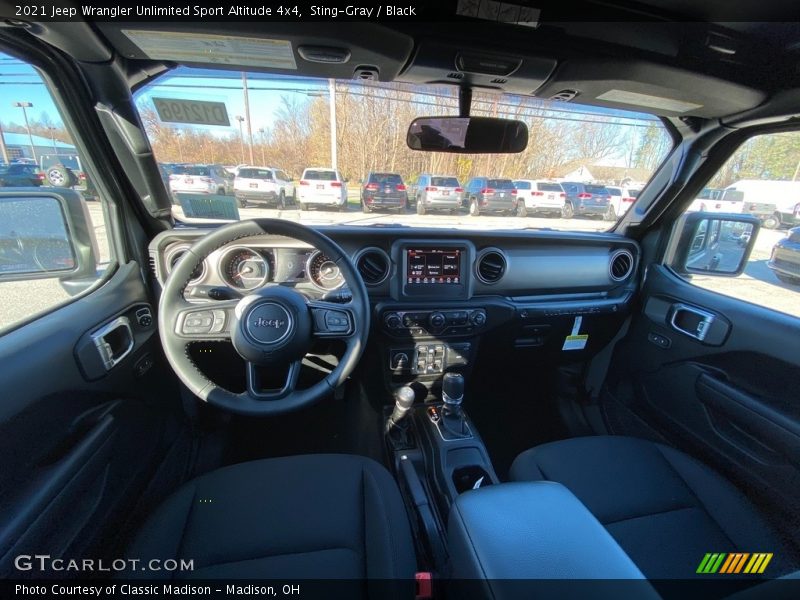 Sting-Gray / Black 2021 Jeep Wrangler Unlimited Sport Altitude 4x4