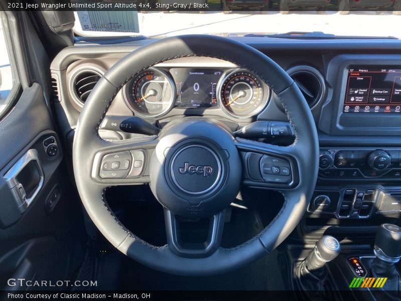 Sting-Gray / Black 2021 Jeep Wrangler Unlimited Sport Altitude 4x4