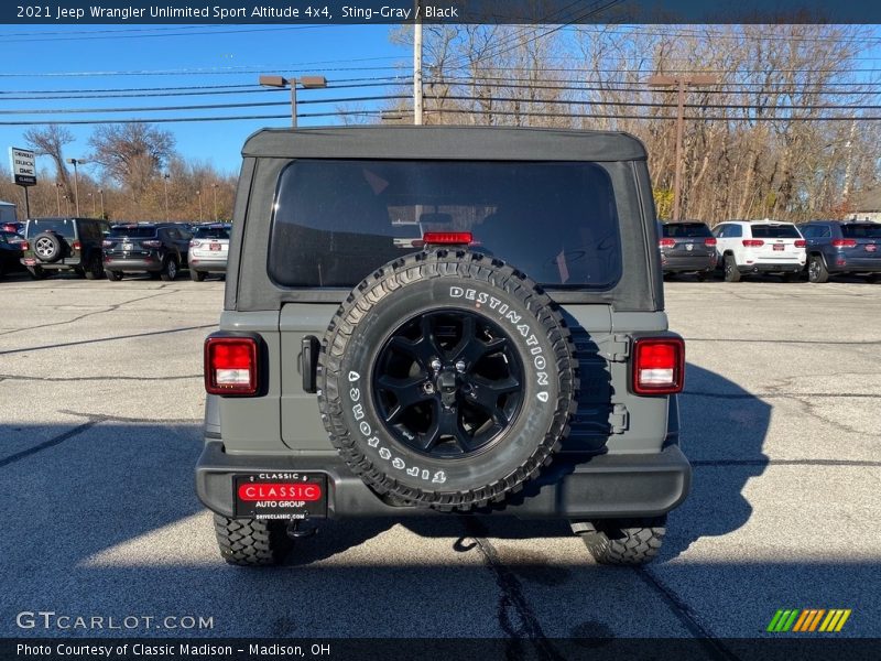 Sting-Gray / Black 2021 Jeep Wrangler Unlimited Sport Altitude 4x4