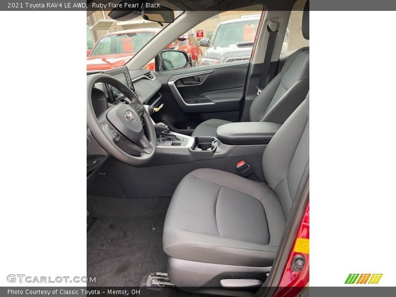 Ruby Flare Pearl / Black 2021 Toyota RAV4 LE AWD