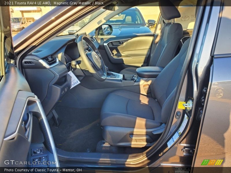 Magnetic Gray Metallic / Black 2021 Toyota RAV4 LE AWD