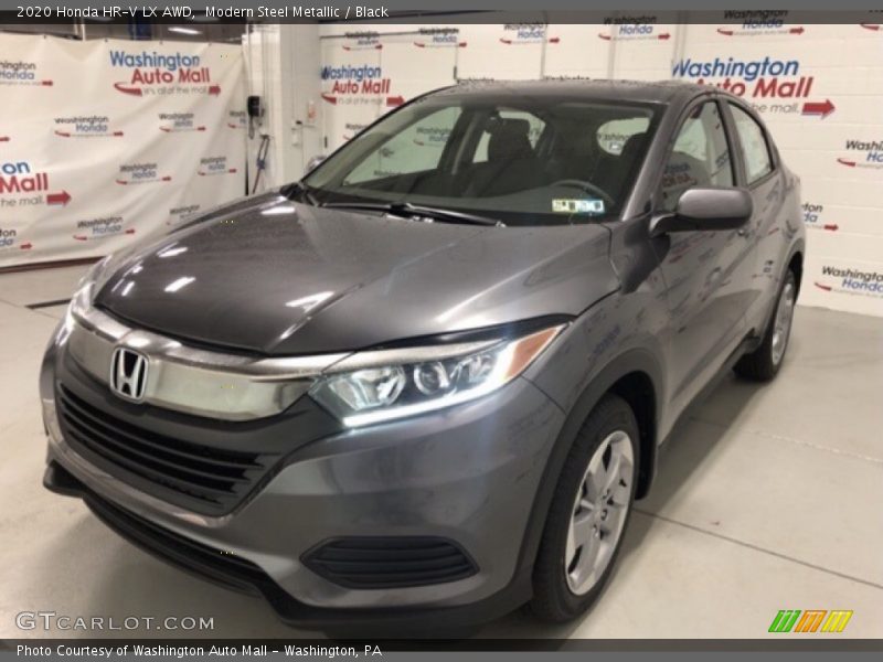 Modern Steel Metallic / Black 2020 Honda HR-V LX AWD