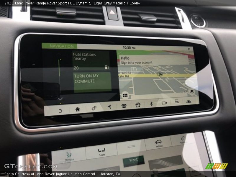 Navigation of 2021 Range Rover Sport HSE Dynamic