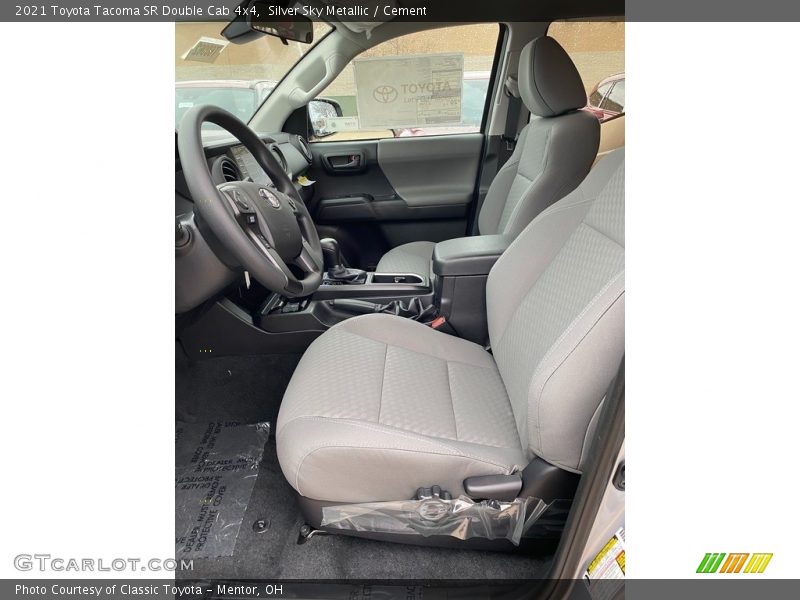 Front Seat of 2021 Tacoma SR Double Cab 4x4