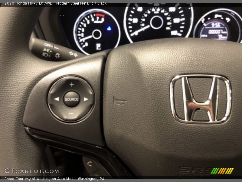 Modern Steel Metallic / Black 2020 Honda HR-V LX AWD