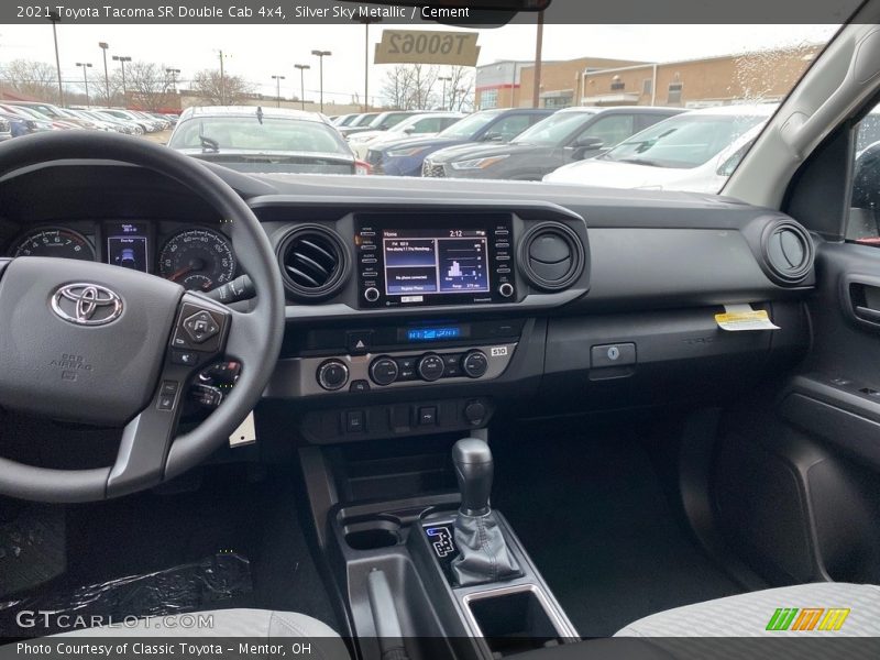 Dashboard of 2021 Tacoma SR Double Cab 4x4