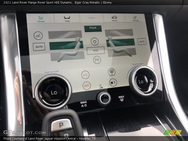 Controls of 2021 Range Rover Sport HSE Dynamic