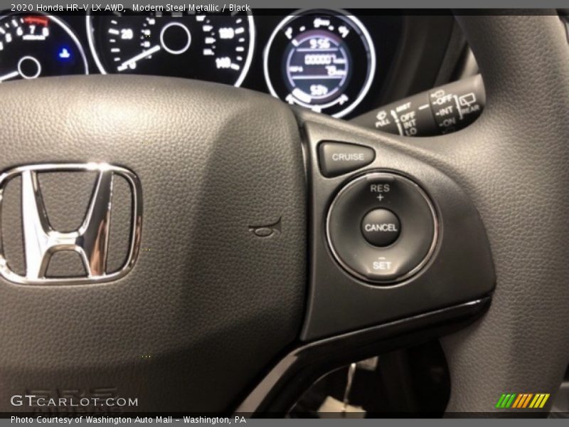 Modern Steel Metallic / Black 2020 Honda HR-V LX AWD