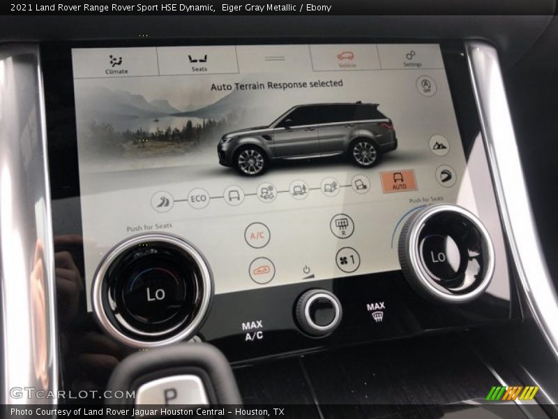 Controls of 2021 Range Rover Sport HSE Dynamic