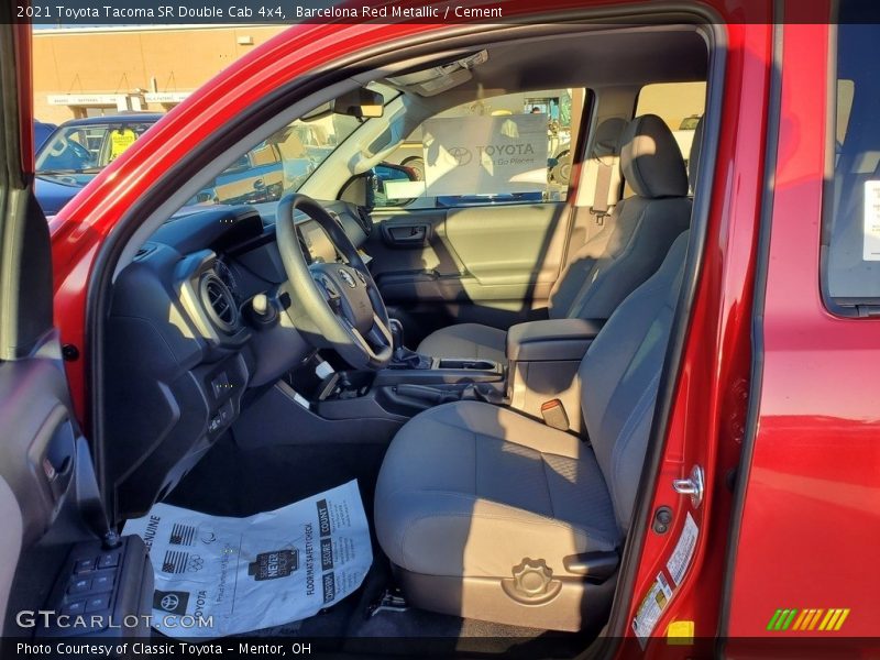 Barcelona Red Metallic / Cement 2021 Toyota Tacoma SR Double Cab 4x4