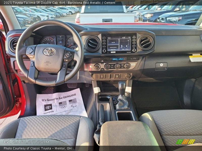 Dashboard of 2021 Tacoma SR Double Cab 4x4