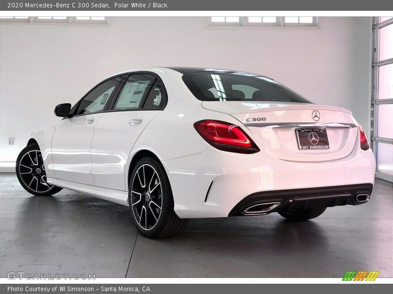 Polar White / Black 2020 Mercedes-Benz C 300 Sedan