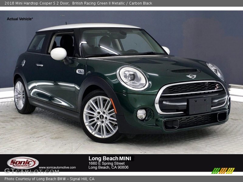 British Racing Green II Metallic / Carbon Black 2018 Mini Hardtop Cooper S 2 Door