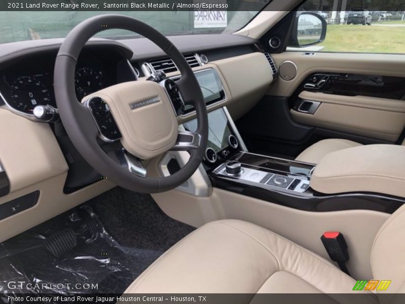 Front Seat of 2021 Range Rover 