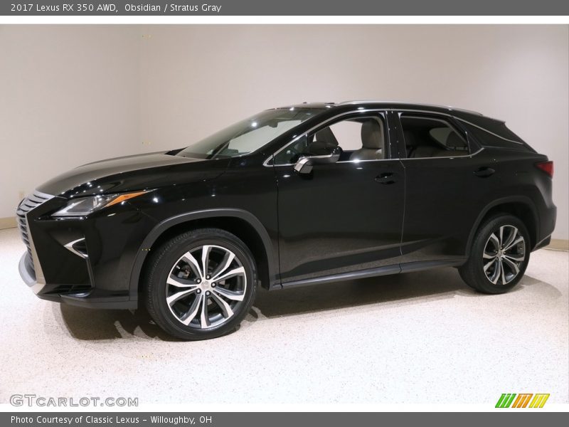 Obsidian / Stratus Gray 2017 Lexus RX 350 AWD