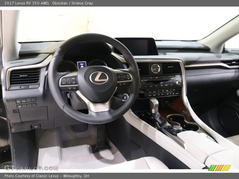 Obsidian / Stratus Gray 2017 Lexus RX 350 AWD