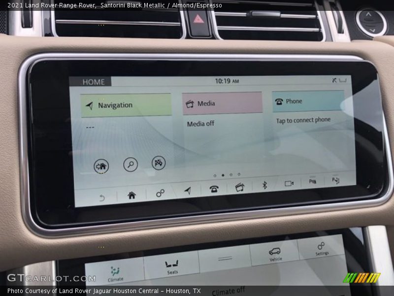 Santorini Black Metallic / Almond/Espresso 2021 Land Rover Range Rover