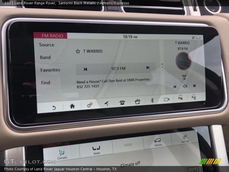 Santorini Black Metallic / Almond/Espresso 2021 Land Rover Range Rover