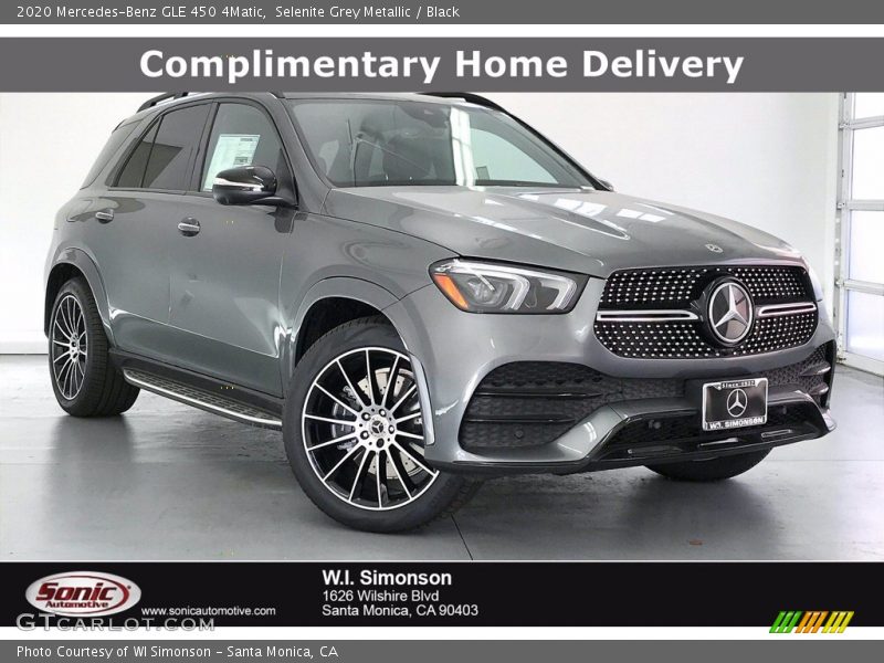 Selenite Grey Metallic / Black 2020 Mercedes-Benz GLE 450 4Matic