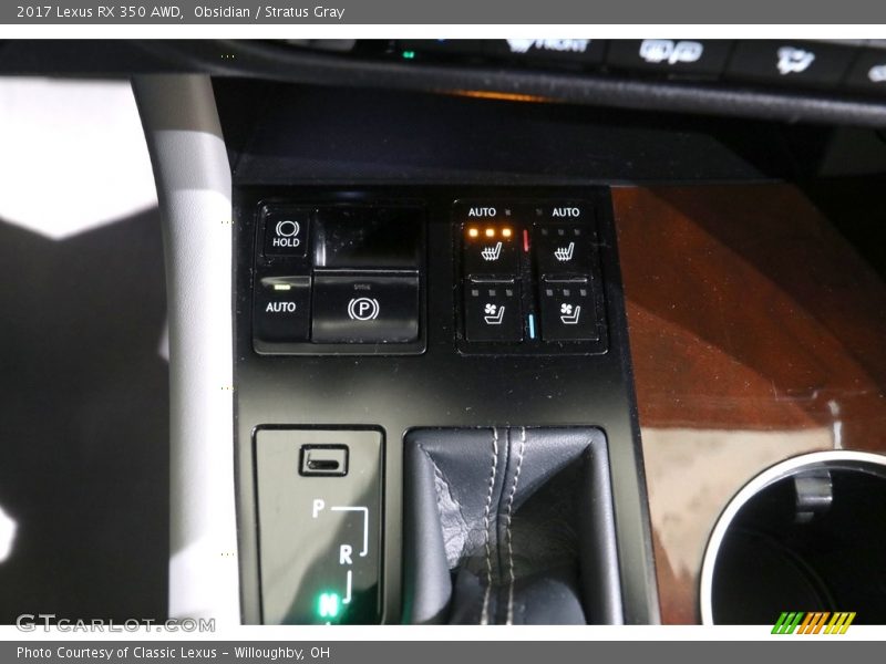 Obsidian / Stratus Gray 2017 Lexus RX 350 AWD