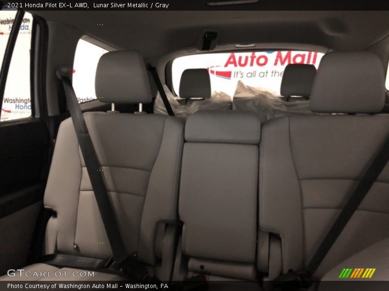 Lunar Silver Metallic / Gray 2021 Honda Pilot EX-L AWD