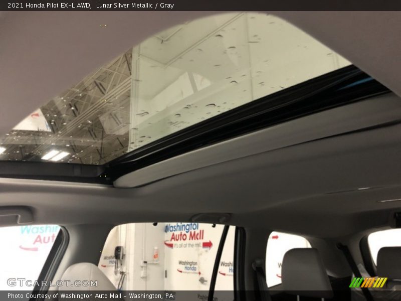 Lunar Silver Metallic / Gray 2021 Honda Pilot EX-L AWD