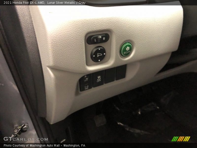 Lunar Silver Metallic / Gray 2021 Honda Pilot EX-L AWD