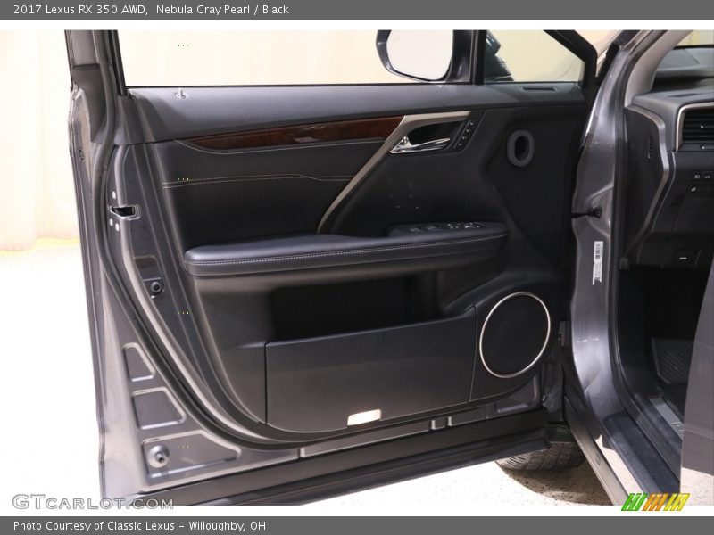 Nebula Gray Pearl / Black 2017 Lexus RX 350 AWD