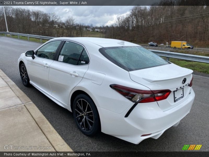Super White / Ash 2021 Toyota Camry SE Nightshade