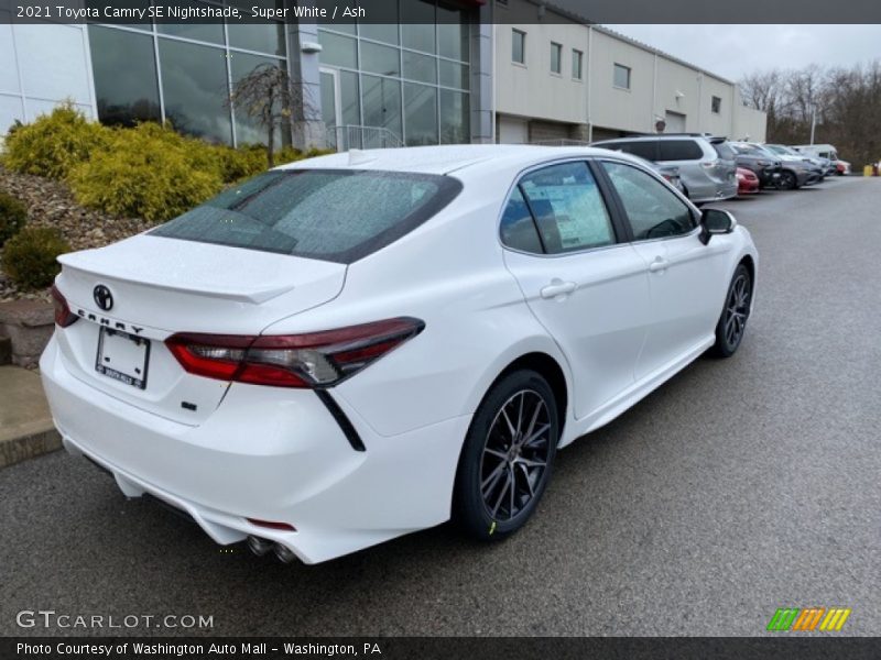  2021 Camry SE Nightshade Super White